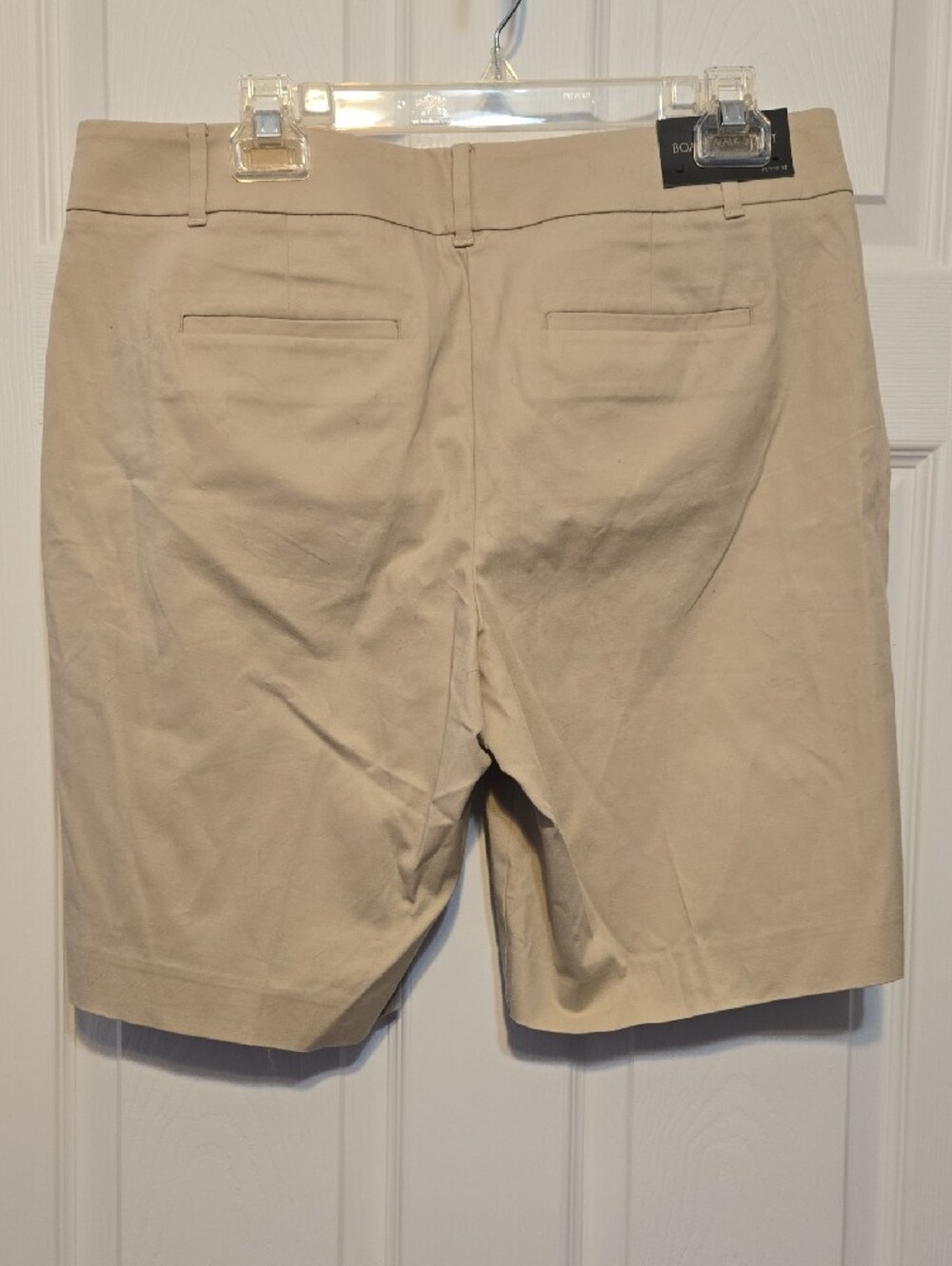 Ann Taylor Tailored Bermuda Shorts in Khaki - Picture 4 of 4